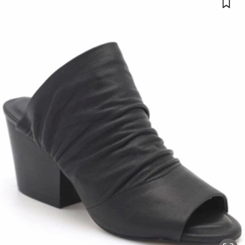 Golo Shoes Women’s Landon Black Open Toe Mule 9 1/2 Slip On